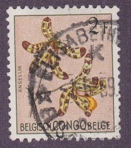 Belgian Congo # 274,  Flower, Used