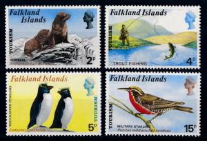 [64661] Falkland Islands 1974 Marine Life Fish Seal Penguin Birds  MLH