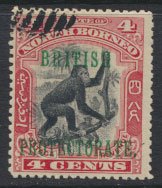 North Borneo  SG 130 SC# 108 CTO  OPT perf 13½ x 14 see scan & details