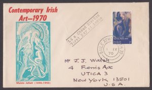 IRELAND - 1970 CONTEMPORARY ART / PAINTINGS FIRST DAY COVER