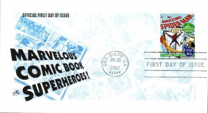 #4159k Spiderman Artcraft FDC