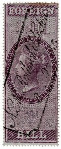 (I.B) QV Revenue : Foreign Bill 3/- (1854)