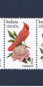 #1966 MVFNH OG State Bird & Flower Free S/H