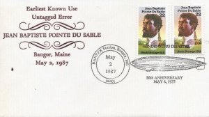 2249 & 2249a 22c JEAN BAPTISTE POINTE DU SABLE - EKU - Untagged Error