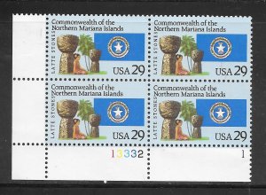 #2804 MNH Plate Block