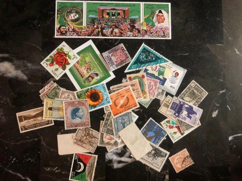 Great Libya Cover Stamp Souvenir Sheet Collection Lot MXE