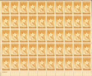 US Stamp 1948 Gold Star Mothers - 50 Stamp Sheet -   #969