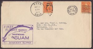 1935 Pan American survey flight 1243 San Francisco - Guam PAA PanAm