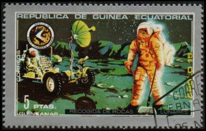 Equatorial Guinea sw20 - Cto - 5p Apollo 15 / Rover / Astronaut (1972)