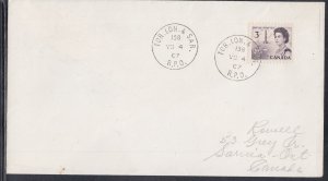 Canada - Jul 1967 Tor. Lon. & Sar RPO Cover