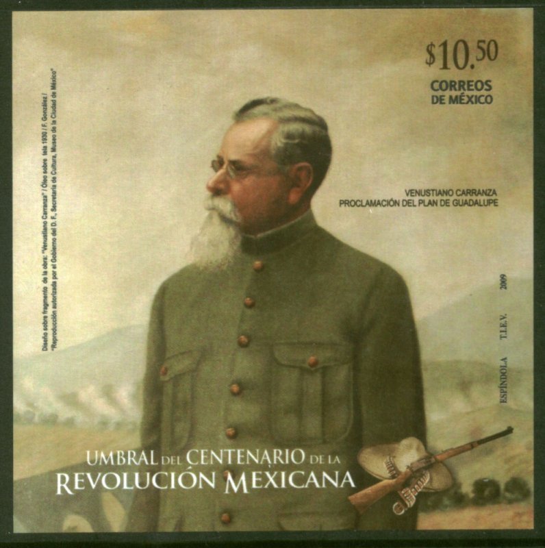 MEXICO 2655-2656 Centenary Mexican Revolution SOUVENIR SHEETS. MINT, NH. VF.