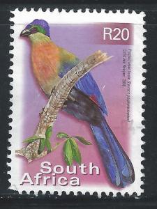 South Africa #1199a 20r Bird - Purple-creasted Lourie