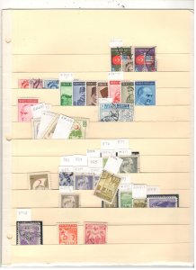 TURKEY COLLECTION ON STOCK SHEETS, MINT/USED
