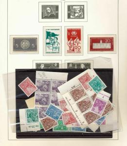 East Germany 1958/59 MNH+Sheet (Appx 100 Items) (St 344