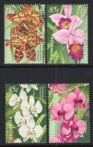 Australia 1681-1684 Orchids MNH VF