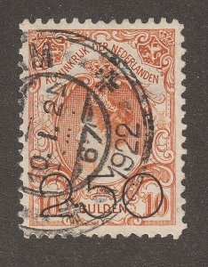 EDSROOM-17522 Netherlands 104 Used SON 1922 High Value CV$80