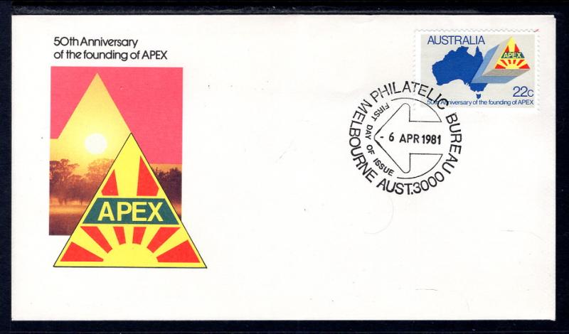 Australia 778 Apex U/A FDC