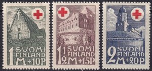 Finland 1931 Sc B5-7 set MLH* couple gum creases