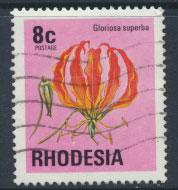 Rhodesia   SG 496  SC# 335 Used  Flowers   see details 