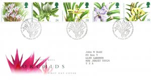 FIRST DAY COVER GREAT BRITAIN ROYAL MAIL ORCHIDS 1993