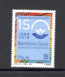 2019 Italy - Republic - Bambin Gesù Hospital - Joint Issue with Vatican - MNH**
