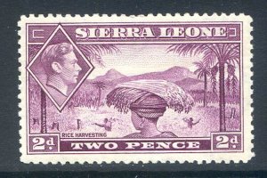 Sierra Leone 2d Mauve SG191 Mounted Mint