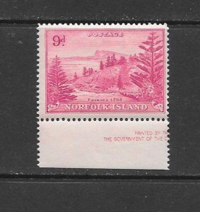 NORFOLK ISLAND #10  MNH