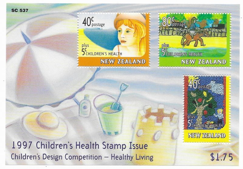 New Zealand B157a 1887 S.S VF NH Australia & Oceania New Zealand