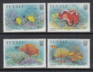 Tuvalu 465-468 Marine Life MNH VF
