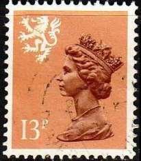 ENGLAND GREAT BRITAIN [Schottland] MiNr 0043 C ( O/used ) Machin