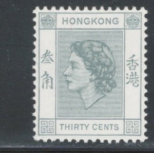 Hong Kong 1954 Queen Elizabeth II 30c Scott # 190 MNH