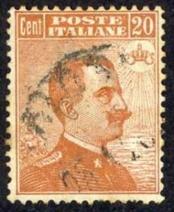 Italy Sc# 112 Used (a) 1916 20c Victor Emmanuel III