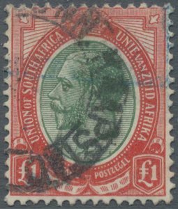MOMEN: SOUTH AFRICA 1916 USED £350 LOT #63919