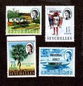 Seychelles # 233-236 Mint!