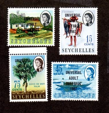 Seychelles # 233-236 Mint!