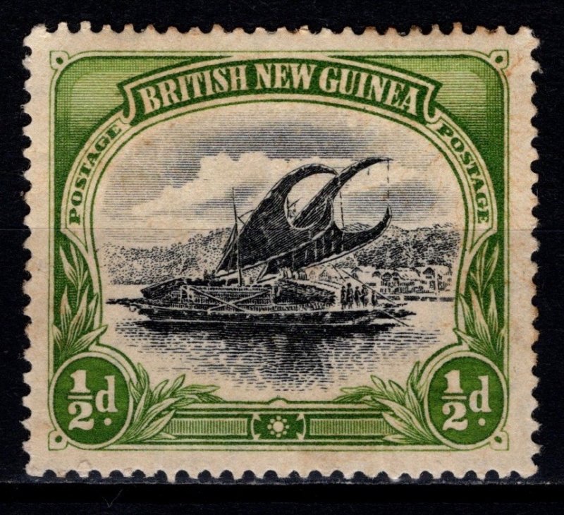 British New Guinea 1901 Definitive, 1/2d [Unused]