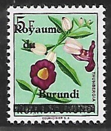 Burundi # 6 - Thunbergia overprint - MNH....{KGr4}