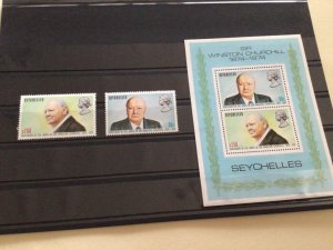 Sir Winston Churchill Seychelles  mint never hinged stamps A13476