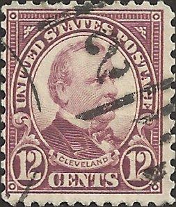 # 693 Used Brown Violet Grover Cleveland