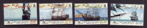 Pitcairn Is.-Sc#618-21- id12-unused NH set-Ships-2005-