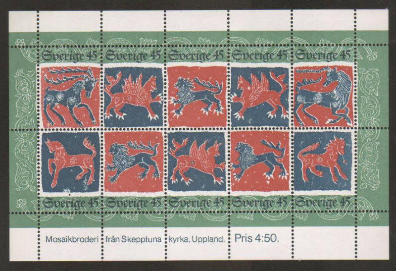 Sweden #1101 s/s MNH