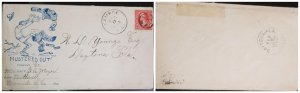 O) 1899 PHILIPPINES,  US OCCUPATION, SAMPOE S.C, SPANISH AMERICAN  WAR, US PATRI