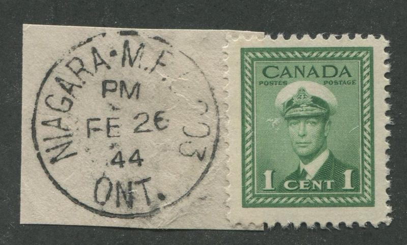 CANADIAN MILITARY POST OFFICE CANCEL NIAGARA FALLS ONT. - M.P.O. 203