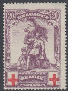 Belgium Scott B30 MNH Counterfeit - 1914 Semi-Postal Issue
