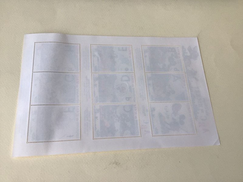 Republic Du Mali Walt Disney Mickey ABC mint never hinged stamps sheet Ref 55154