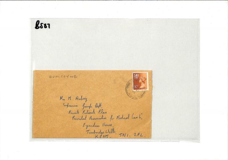 BS87 1979 GB Scotland Glasgow Dumcoyne Cover PTS