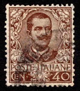 1901, Italy, 40c, King Vittorio Emanuele III, Used, Sc 83