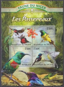 2013 Niger 2059-2062KL Birds 12,00 €