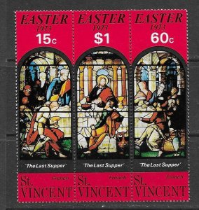 St. Vincent 352aMNH Easter set cpl. X 6 vf. 2022 CV $ 4.80