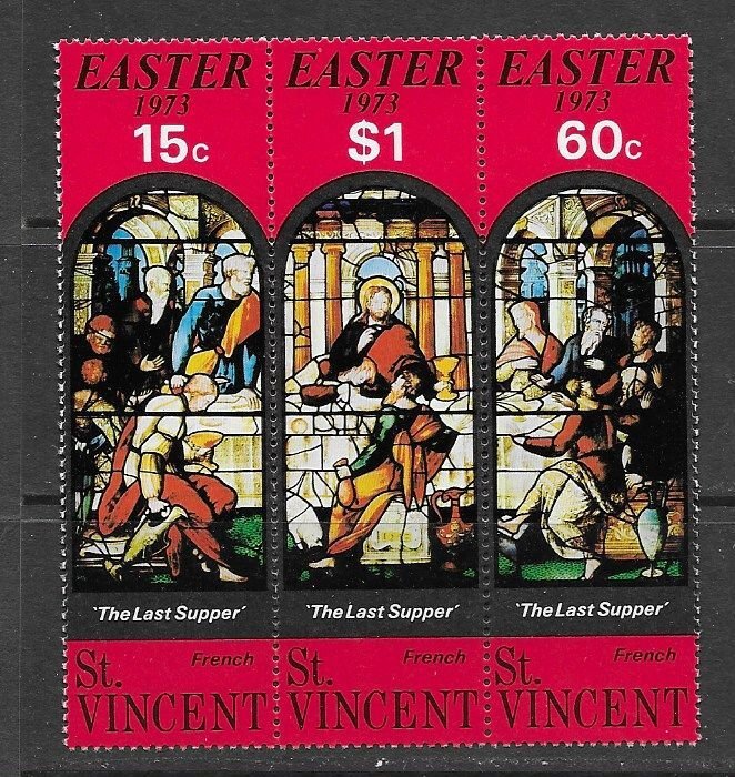 St. Vincent 352aMNH Easter set cpl. X 6 vf. 2022 CV $ 4.80